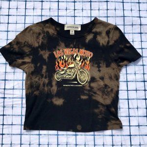 Las Vegas Moto Crop Top